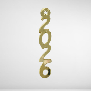 Κάθετο 2026 χρυσό 6,0χ1,0εκ