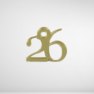 26 plexiglass χρυσό 2,5χ2,1 εκ