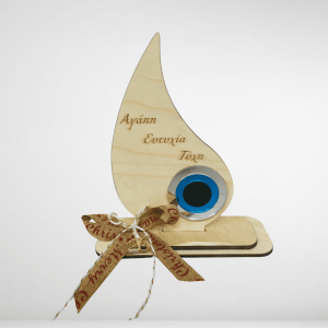 Επιτραπέζιο δάκρυ μάτι με ευχές