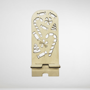 Ξύλινη βάση κινητού με χριστουγεννιάτικο θέμα