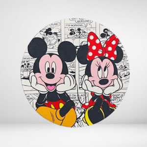 Ξύλινη Φιγούρα Μίνι και Μίκι