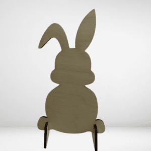 Ξύλινο κουνελάκι με βάση