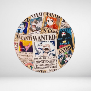 Ξύλινη Φιγούρα στρογγυλό Wanted