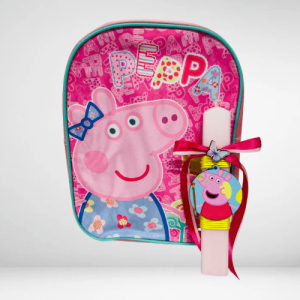 Λαμπάδα Peppa με backpack