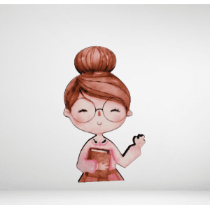 Ξύλινη φιγούρα δασκάλας 7 cm