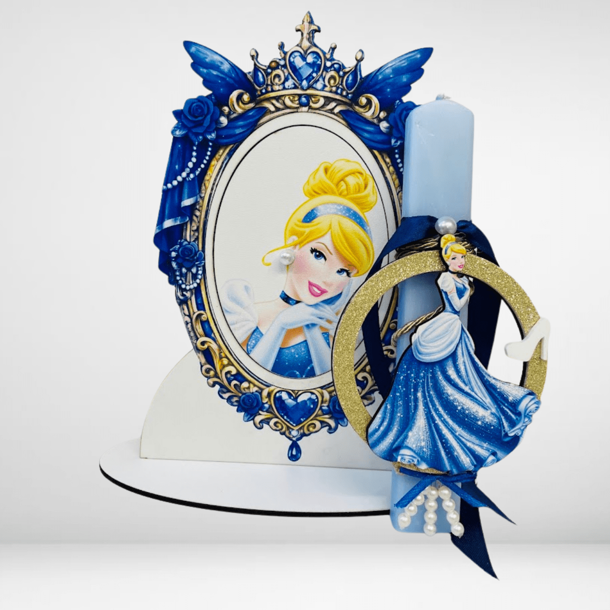 Circle-Flower-Natural-Brand-Logo-76 Λαμπάδα μαγικός καθρέφτης Σταχτοπούτα - Image 1