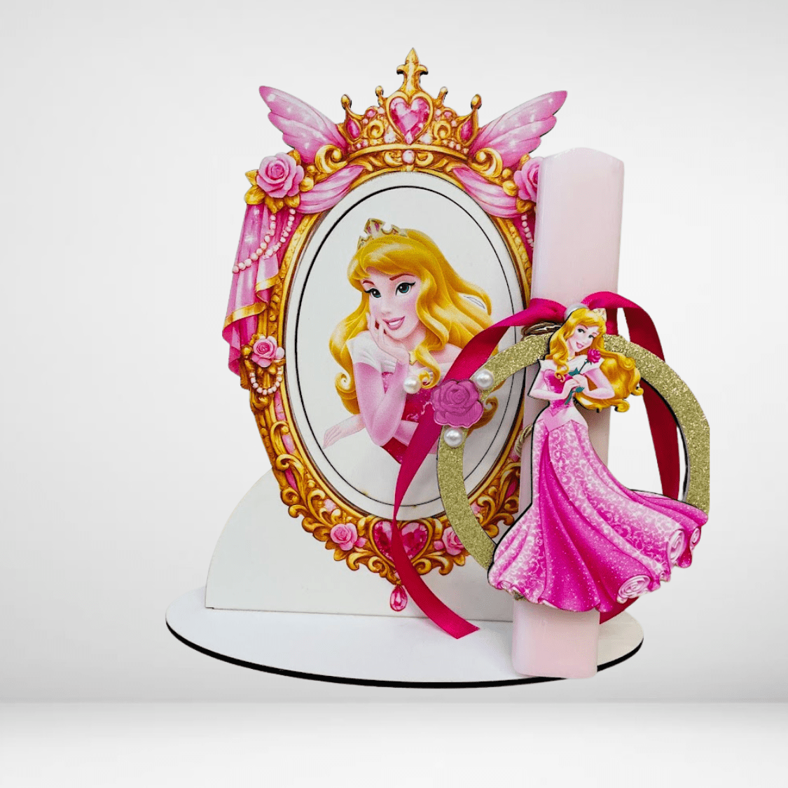 Circle-Flower-Natural-Brand-Logo-77 Λαμπάδα μαγικός καθρέφτης ωραία κοιμωμένη - Image 1