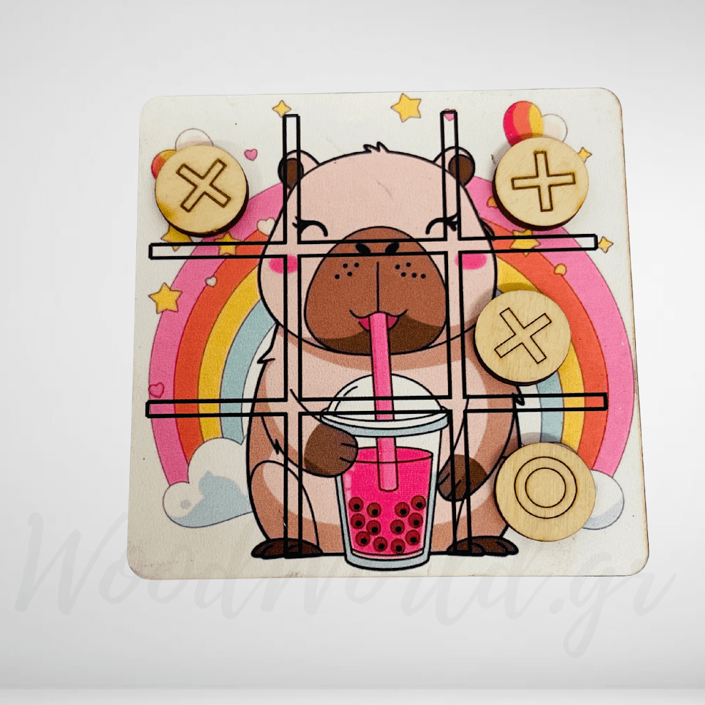 WoodWorld.gr_-10 Ξύλινη Τρίλιζα capybara - Image 1