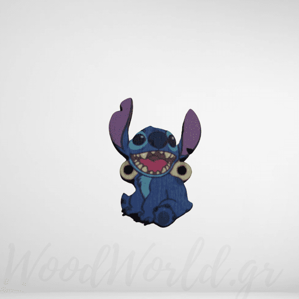 WoodWorld.gr_-2 Διακοσμητικό στοιχείο ξύλινο Στιτς 3x2.1 εκ - Image 1