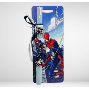 Λαμπάδα spiderman με πλάτη