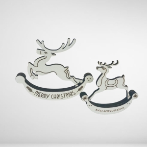 Αλογάκια ξύλινα διακοσμητικά